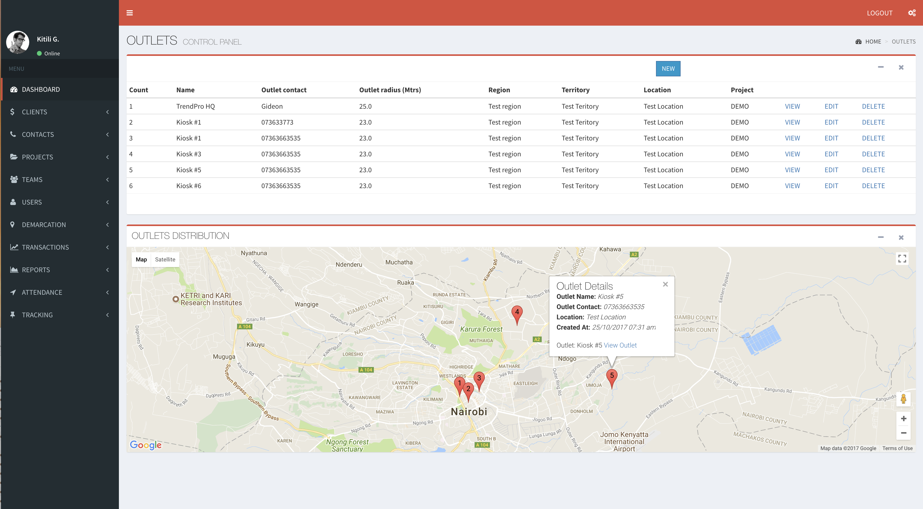 SaapCRM as a Geospatial Data Collection Tool 